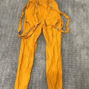 Stylish Mustard Cropped Pants